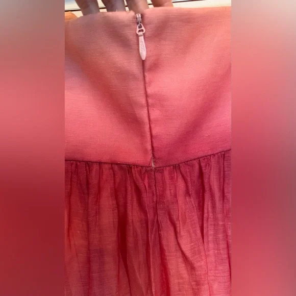 SOLD * Zimmermann Postcard Ombre Strapless Maxi Dress - Picture 7 of 9